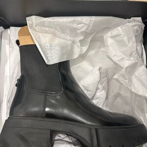 Coach Black Chelsea Ankle Boots